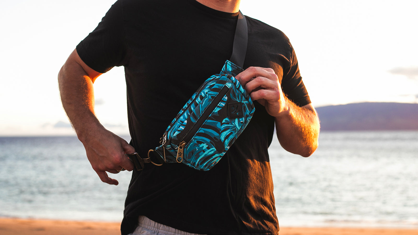 Revelry Supply - Smell Proof Luggage - Homepage Slideshow Slide THE COMPANION - Smell proof crossbody bag
