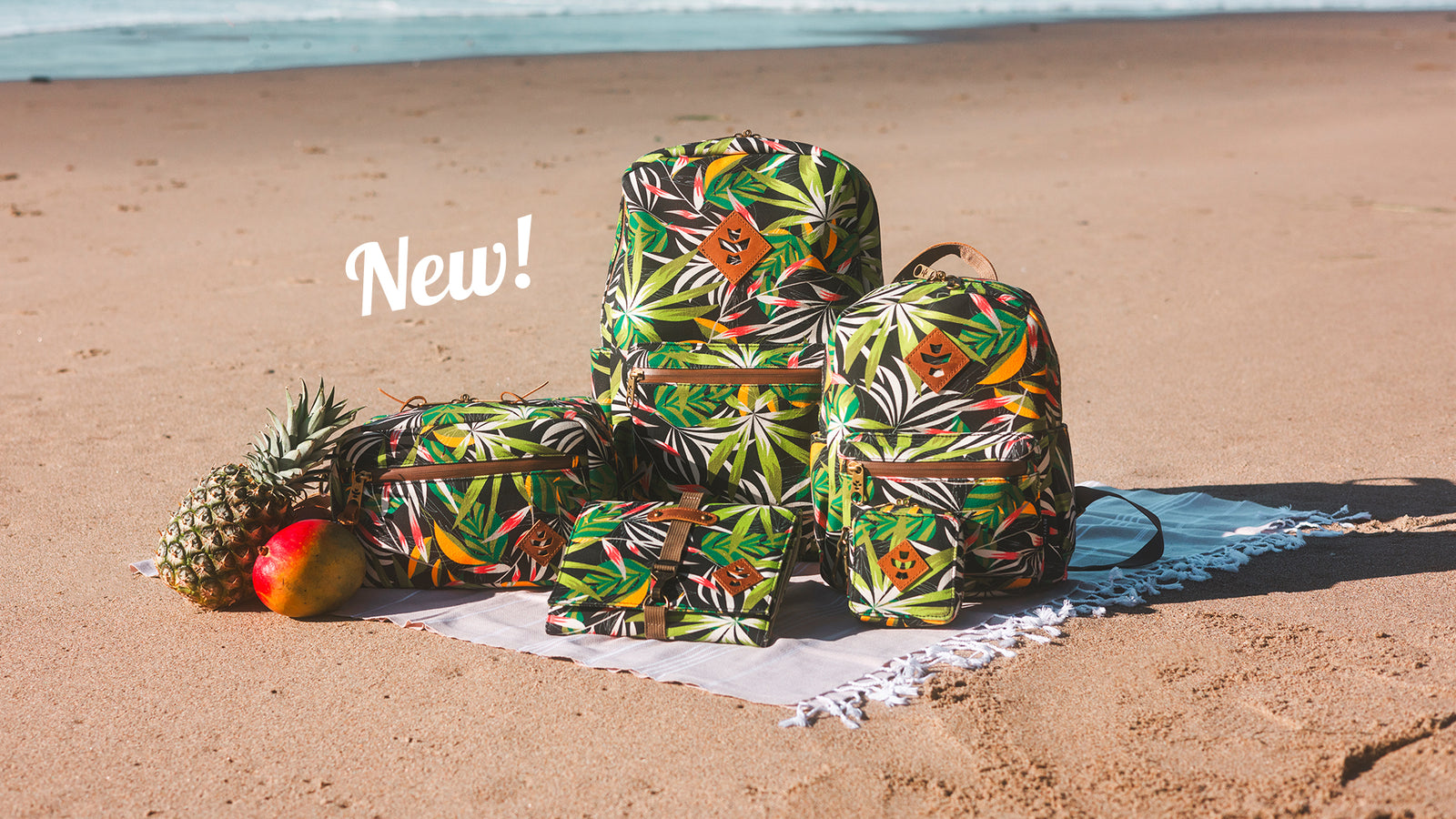 Revelry Supply - Smell Proof Luggage - Homepage Slideshow Slide INTRODUCING MAHALO - The Newest Pattern In the Revelry Collection