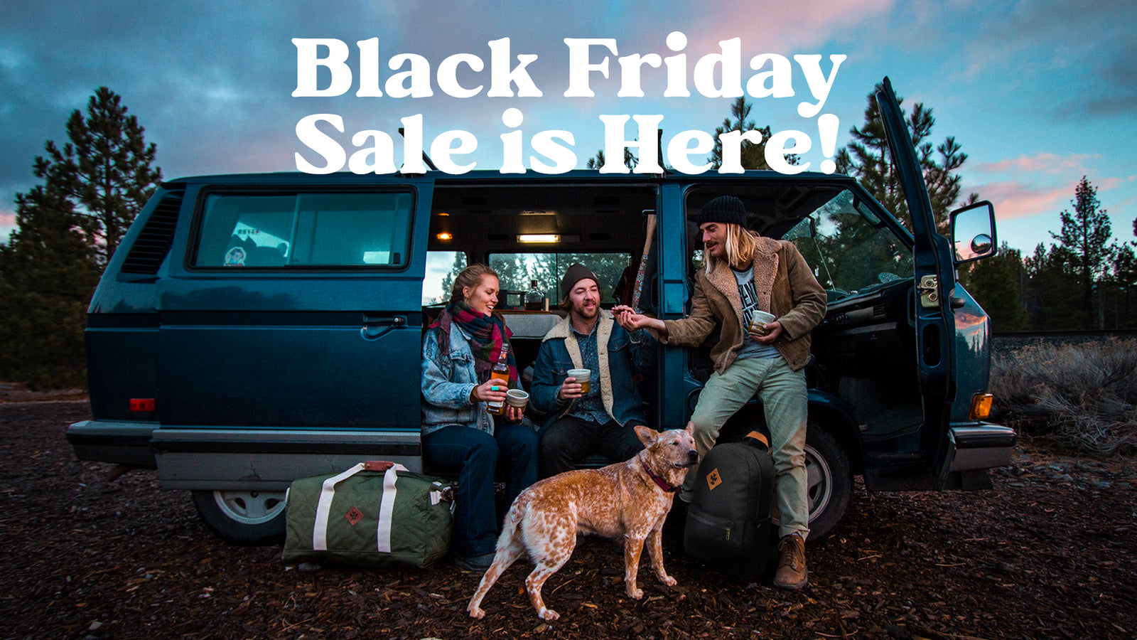 Revelry Supply - Smell Proof Luggage - Homepage Slideshow Slide Up to 50% Off Sitewide! - The Black Friday Sale is Here!