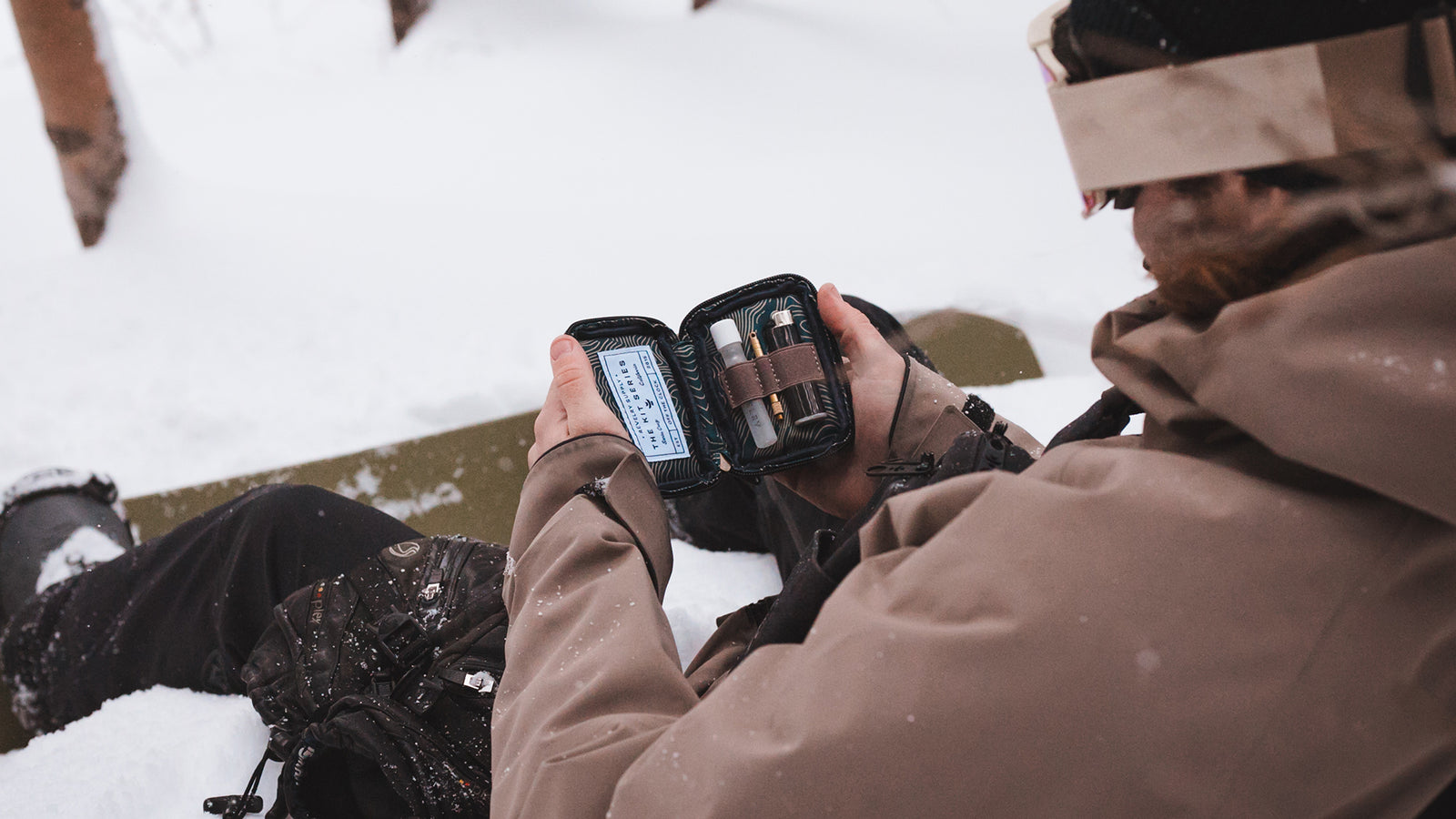 Revelry Supply - Smell Proof Luggage - Homepage Slideshow Slide THE CHILLUM KIT - This adventure ready kit comes with a glass chillum and metal poker tool