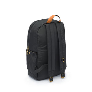 Black Nylon Smell Proof Water Resistant Backpack Bag