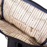 Black Nylon Smell Proof Water Resistant Rolltop Backpack Bag Interior