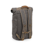 Ash Canvas Smell Proof Water Resistant Rolltop Backpack Bag