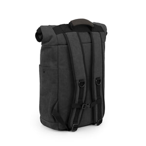 Smoke Canvas Smell Proof Water Resistant Rolltop Backpack Bag