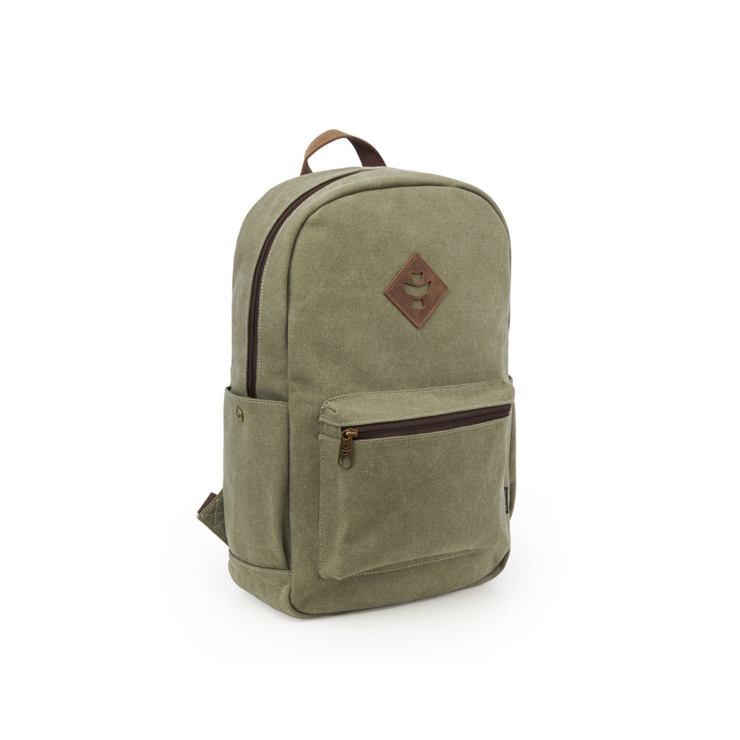 Sage Canvas Smell Proof Water Resistant Backpack Bag