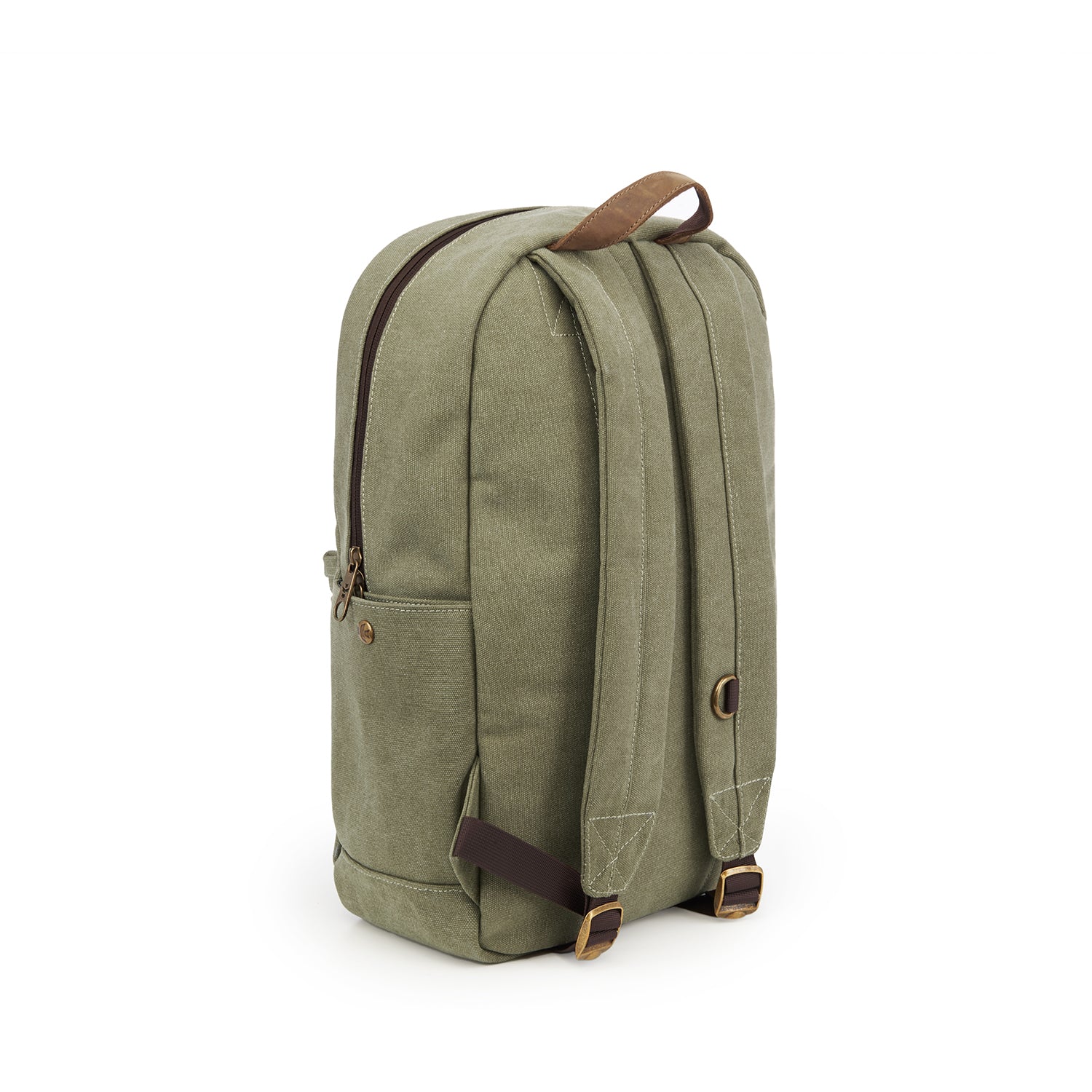 Sage Canvas Smell Proof Water Resistant Backpack Bag