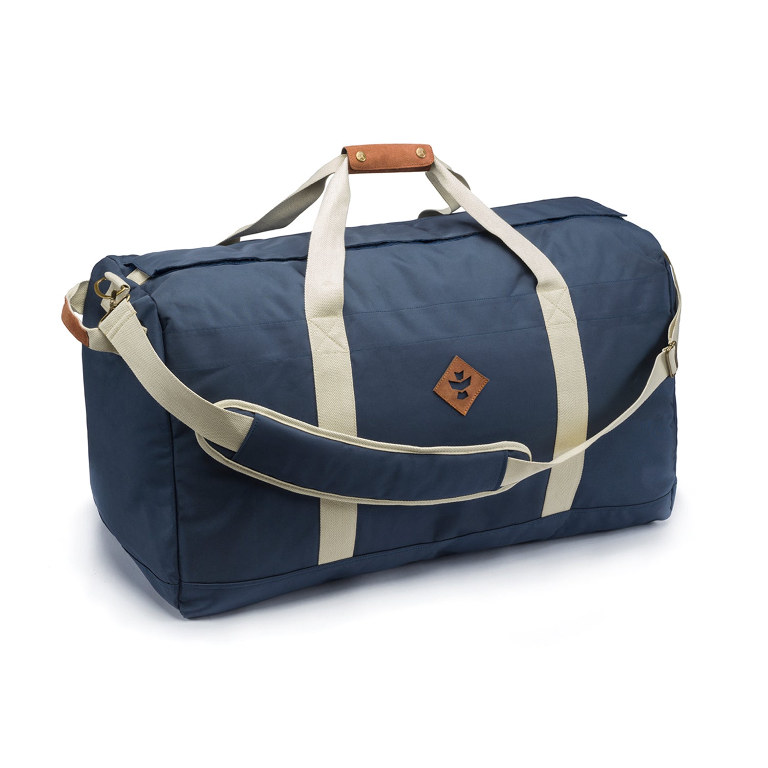 Navy Blue Smell Proof Water Resistant Large Duffle Bag