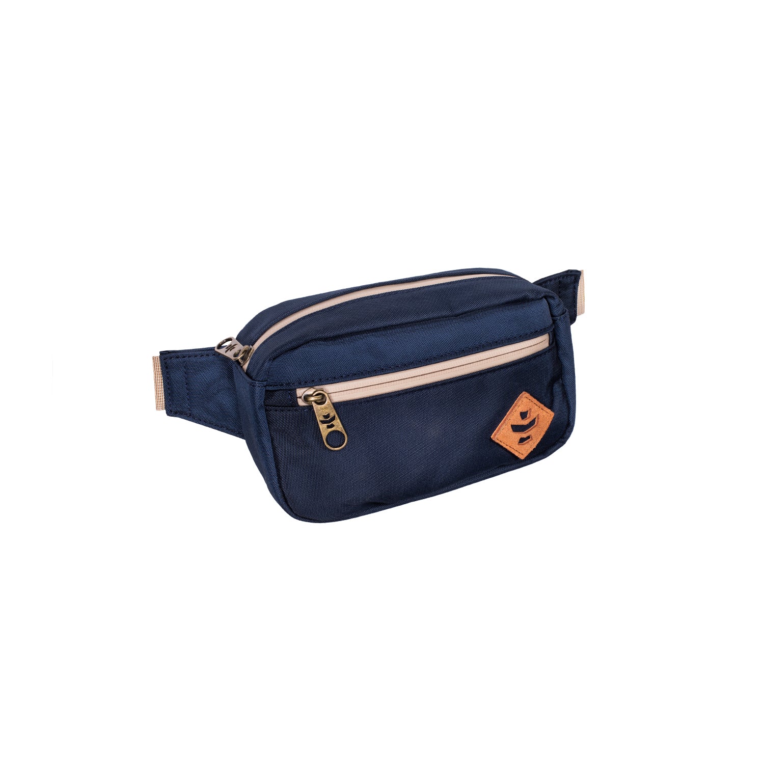Navy Blue Nylon Smell Proof Water Resistant Crossbody Bag