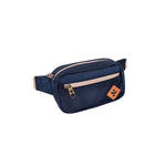 Navy Blue Nylon Smell Proof Water Resistant Crossbody Bag