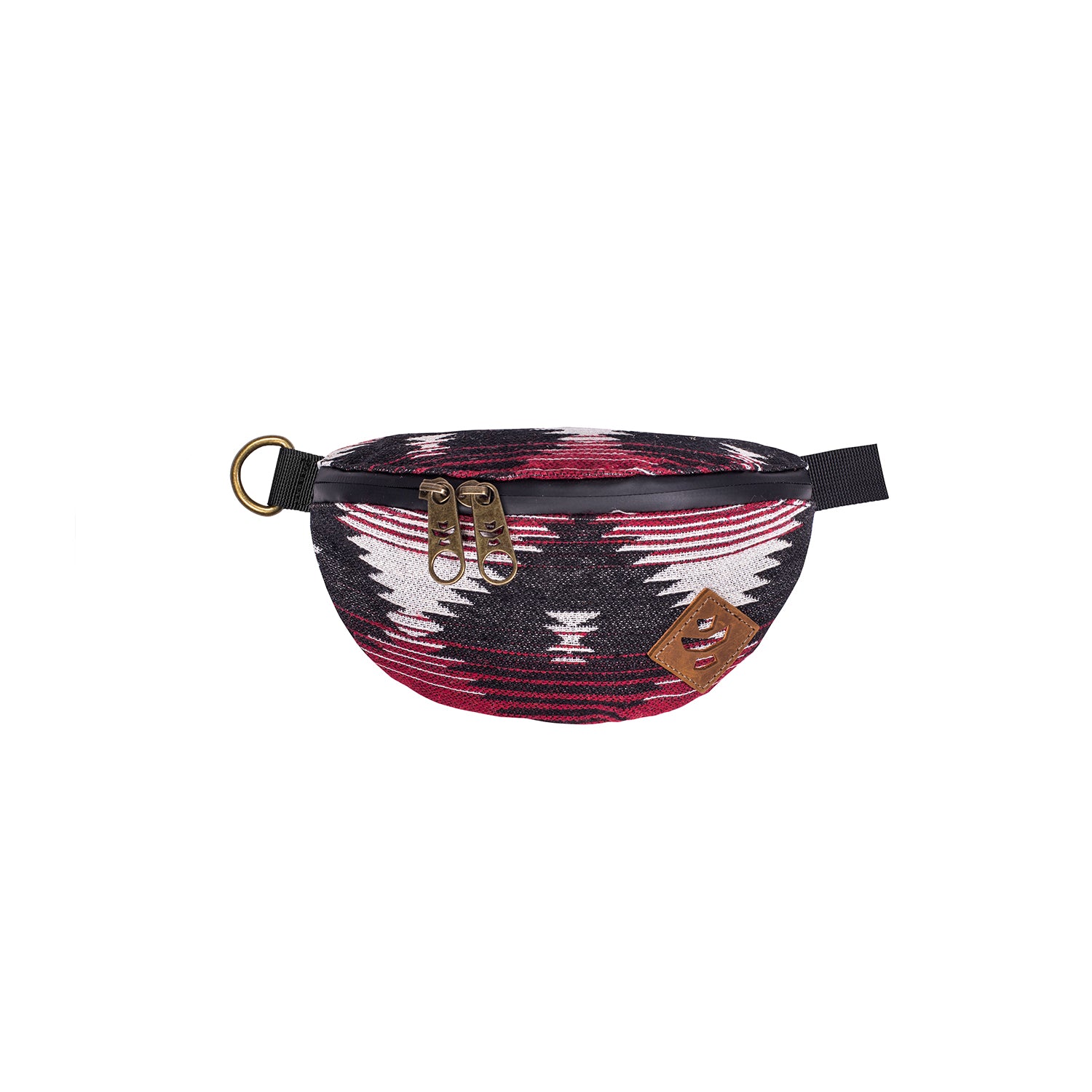 Maroon Pattern Smell Proof Water Resistant Fanny Pack