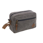 Ash Canvas Smell Proof Water Resistant Toiletry Dopp Kit Bag